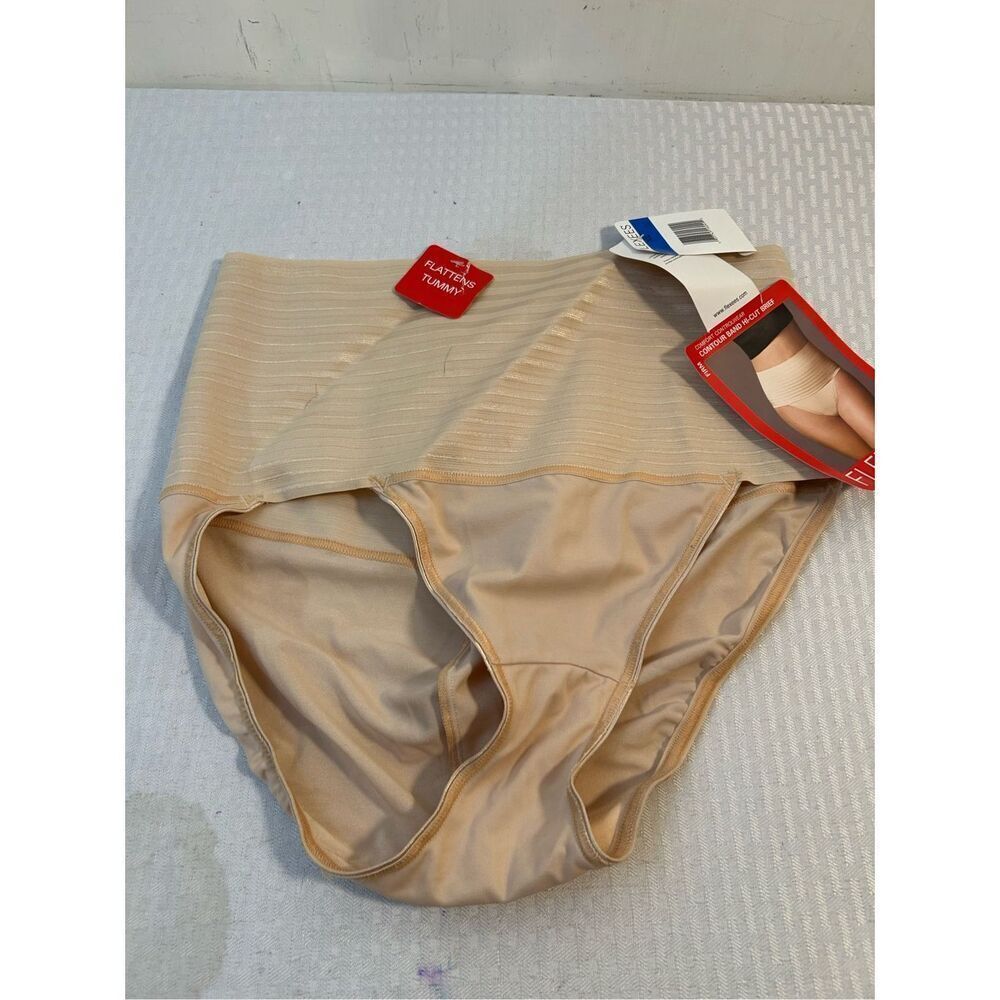 Flexees tummy high cut briefs size xl new‎ #60946
